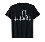 Vater Und Sohn Herzschlag EKG Frequenz Partnerlook Vatertag T-Shirt