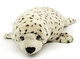 Uni-Toys – Seehund grau-gepunktet - 46 cm (Länge) - Plüsch-Robbe -...