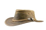 Black Jungle Bulat Lederhut, Westernhut, Australienhut, Cowboyhut...