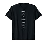 Naruto Shippuden Anti-Dorf-Symbole Kurzarm T-Shirt