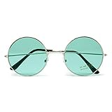 Oblique Unique® Hippie Brille John Lennon Retro Sonnenbrille Rund...