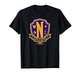 Wednesday Nevermore Academy School Crest T-Shirt