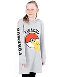 Pokemon Hoodie Kleid Mädchen Kinder Game Geschenke Pikachu Graue...