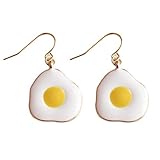 N-K Nette Ei Emaille Lebensmittel Ohrringe Spiegeleier Ohrringe...