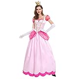 Peach kostüm Damen, Dornröschen Kostüm mädchen, Frauen Prinzessin...