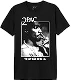 Tupac Herren METUPACTS003 t Shirt Damen, Noir, XL