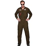UNDERWRAPS US Navy Top Gun Men's Jumpsuit Fancy Dress Costume 2X-Large