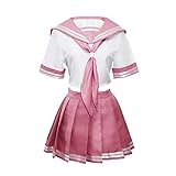 Generic Anime Astolfo Cosplay Kostüm Kleid Schulmädchen Rosa...