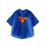 wopin Superhelden-Regenmantel für Kinder, wasserdichter Regenmantel...