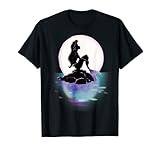 Disney Little Mermaid Ariel Colorful Sunset Moon T-Shirt