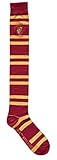 Harry Potter Gryffindor gestreifte Juniors/Damen Overknee-Socken mit...