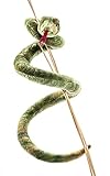 Uni-Toys - Schlange grün - 90 cm (Länge) - Plüsch-Schlange -...