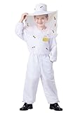 Dress Up America Imkerkostüm für Kinder - Weißes Bienenlederkleid -...