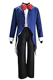 Hazbin Hotel Alastor Cosplay Kostüm Uniform Halloween Karneval...