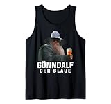 Gönndalf der blau Biertrinker saufen beer Tank Top