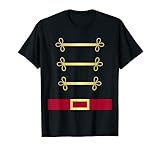 Premium Spielzeug Soldat Nussknacker Kostüm Uniform Dark TShirt