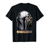 Star Wars The Mandalorian Helmet Portrait Mashup T-Shirt