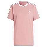 adidas Women's W 3S BF T T-Shirt, Wonder Mauve/White, S