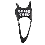 JasmyGirls Cosplay Dessous Anime Bikini Kostüm Goth Schnalle...