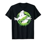 Ghostbusters Classic Slime Ghost Logo Graphic T-Shirt T-Shirt