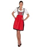 Yummy Bee - Dirndl Damen Midi - Trachtenkleid Oktoberfest Outfit -...
