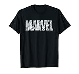 Marvel Logo Comics Gray Pencil Sketch Super Heroes Avengers T-Shirt