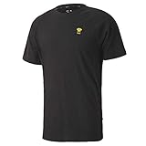 PUMA Herren BVB FtblFeat Game Tee T-Shirt, Black, L