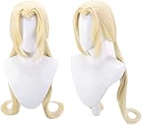 Anime Perücke Tsunade Cosplay Perücke Lange Gelb Haar für Kostüm...