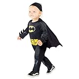 Amscan - Baby-Kostüm Batman, Strampelanzug, Umhang, Mütze,...