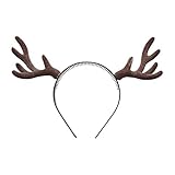 Widmann 9538D - Beflocktes Rentiergeweih, Accessoire, Haarschmuck,...
