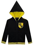 Harry Potter Kinder Hufflepuff Hoodie mit spitzer KapuzeSchwarz 146