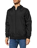 Urban Classics Herren Windbreaker Jacke, Schwarz, XXXX-Large