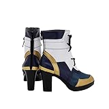 LINGCOS Anime Role Play For True Damage Qiyana Cosplay Boots High Heel...