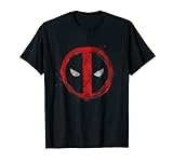 Marvel Deadpool Symbol Red Spray Paint T-Shirt