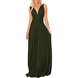 IBTOM CASTLE Damen Elegante Brautjungfernkleid Multiway V-Ausschnitt...