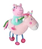 Simba 109262544 - Peppa Pig Plüsch Kuscheltier mit Einhorn, ab den...