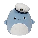 Squishmallows SQCR02420 - Samir der Blauwal 50 cm, offizielles Kelly...