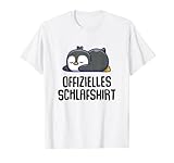 Offizielles Schlafshirt Pinguin Schlafanzug T-Shirt