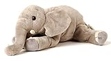 Uni-Toys - Elefant, liegend - 27 cm (Länge) - Plüsch-Elefant -...