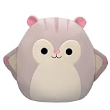 Jazwares Squishmallows – Plüschtier Steph Grey Flying Squirrel 40...