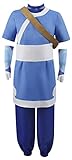 Kinder Katara Cosplay Kostüm Anime Uniform Outfit Halloween Karneval...
