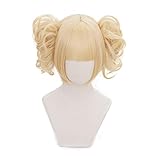 MUZIWIG Anime Cosplay Perücke, Himiko Toga My Hero Academia Kunsthaar...