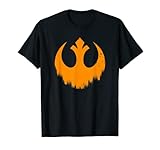 Star Wars Distressed Rebel Logo Orange T-Shirt