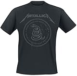 Metallica Snake Ring Tonal Männer T-Shirt schwarz XL 100% Baumwolle...