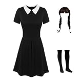 Wednesday Addams Kostüm Kleid Damen Mädchen Karnival Kosplay...