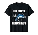 Delfin Damen Fisch Meer Kinder Delphin Tümmler Delfinarium T-Shirt