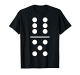 Fasching & Karneval 6/5 Domino Stein Kostüm T-Shirt