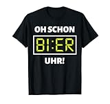 Bier Uhr Lustiges Mallorca Party Alkohol Bier Saufen Suff T-Shirt