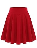 Bbonlinedress Damen Rock Basic Solide Vielseitige Dehnbar Informell...