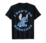 Disney Lilo & Stitch I Don't Do Mornings T-Shirt